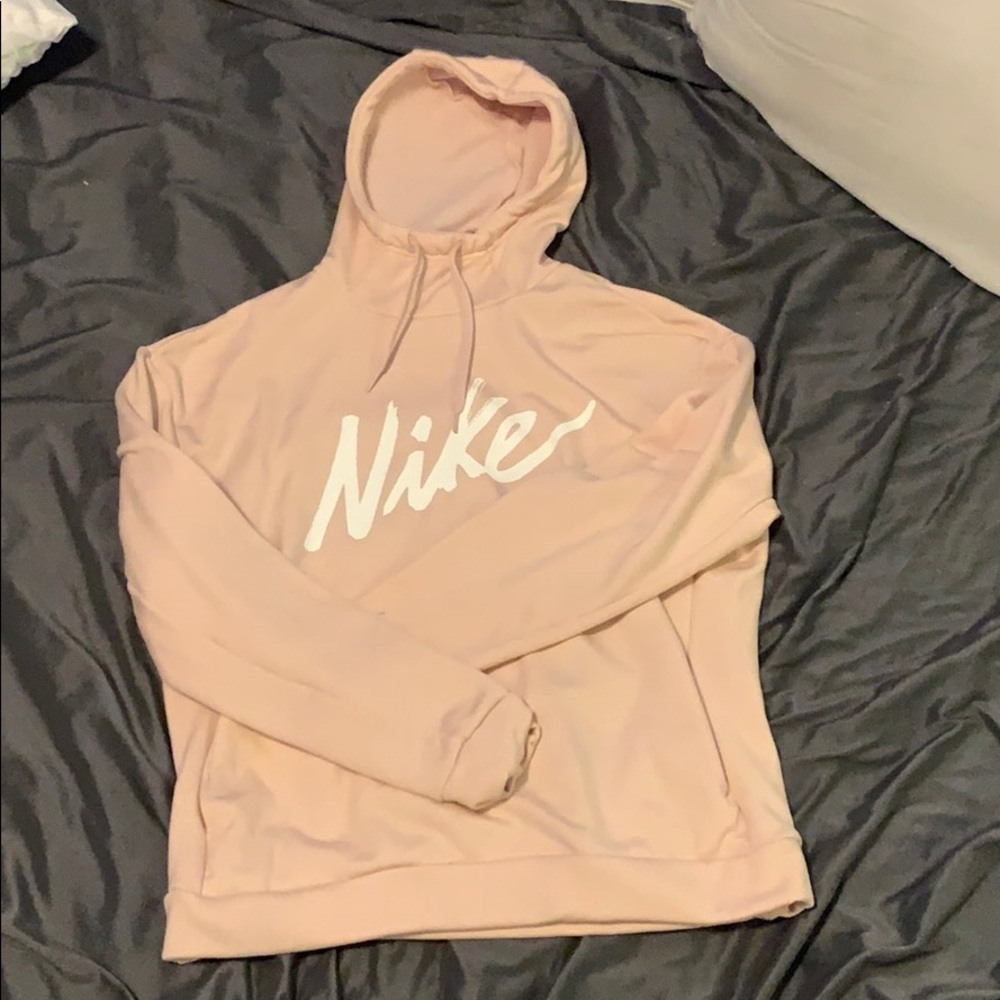 light pink nike hoodie